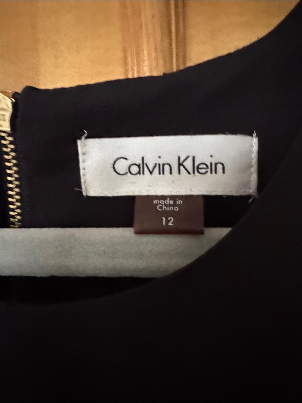 Calvin Klein Black Cold-Shoulder Ruffle Mini Dress - Picture 4 of 12